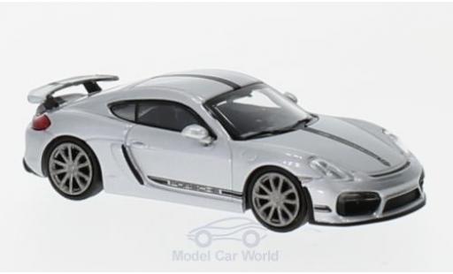 Porsche Cayman GT4 1/87 Minichamps GT4 grigio/nero 2016 modellino in miniatura