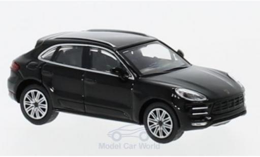 Porsche Macan Turbo 1/87 Minichamps Turbo nero 2013 modellino in miniatura