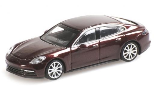 Porsche Panamera 4S 1/87 Minichamps 4S metallico rosso 2015 modellino in miniatura