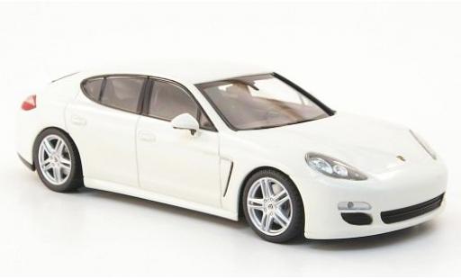 Porsche Panamera 1/43 Minichamps Diesel bianco 2010 sans Vitrine modellino in miniatura