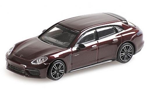 Porsche Panamera e-hybrid 1/87 Minichamps Turbo S E-Hybrid Sport Turismo metallico rosso 2017 modellino in miniatura