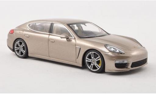 Porsche Panamera Turbo S 1/43 Minichamps Turbo S Executive metallico beige 2016 modellino in miniatura