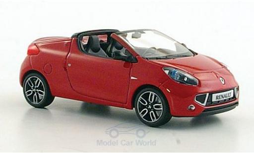 Renault Wind 1/43 Minichamps rosso 2010 modellino in miniatura
