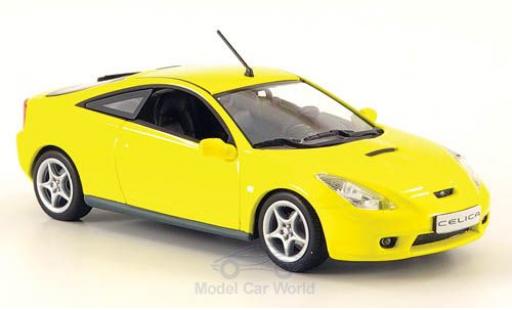 Toyota Celica 1/43 Minichamps (T23) giallo 2000 modellino in miniatura