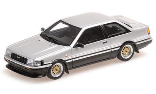 Toyota Corolla 1/43 Minichamps GT grigio 1984 modellino in miniatura