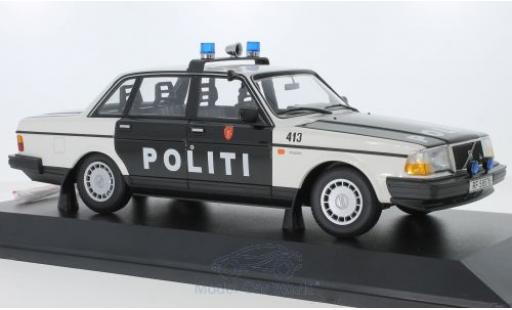 Volvo 240 1/18 Minichamps GL Politi Norway 1986 modellino in miniatura