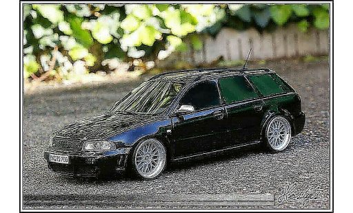 Audi RS4 avant 1/18 Ottomobile B5 nero Edition By MRC modellini auto