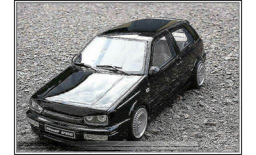 Volkswagen Golf VR6 1/18 Ottomobile nero jantes schmidt modellini auto