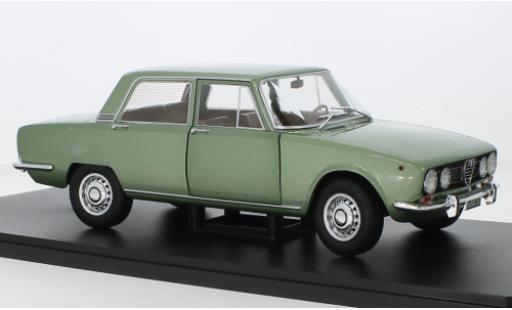 Alfa Romeo 1750 1/18 Mitica Berlina metallise verde 1968 modellino in miniatura