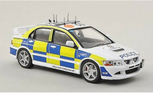 Mitsubishi Lancer Evolution VIII 1/43 IXO Evo Essex Police - ANPR Intercept Team Polizia (UK) 2007 modellini auto
