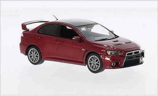 Mitsubishi Lancer Evolution X 1/43 Vitesse Evo Final Edition metallicoo rosso/nero RHD modellini auto