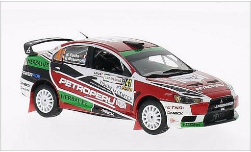 Mitsubishi Lancer Evolution X 1/43 Vitesse Evo Petroperu Rally Italia Sardegna No.41 2013 /F.Mussano modellini auto