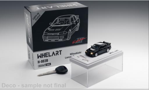 Mitsubishi Lancer 1/64 WhelArt Evolution III schwarz 1:64