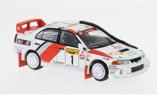 Mitsubishi Lancer 1/64 Pop Race Evolution IV Safari Rallye Kenia 1998 #1 1:64 modellino in miniatura