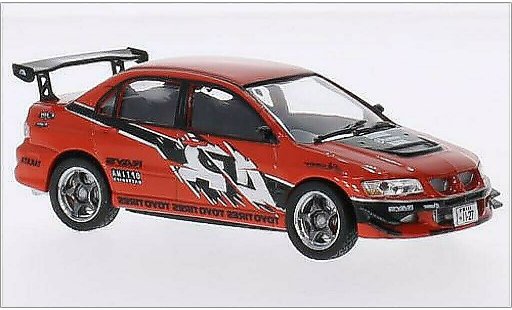 Mitsubishi Lancer Evolution IX 1/43 Greenlight rosso/Dekor 2006 modellini auto