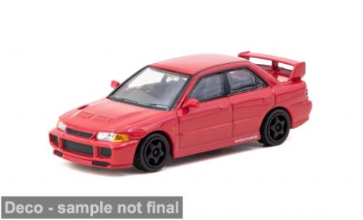 Modellini auto Mitsubishi Lancer GSR Evolution III rot 1995 1/64 Tarmac Works