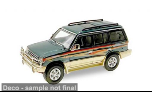 Mitsubishi Pajero 1/87 Micro City 87 grün/Dekor 1:87 modellino in miniatura