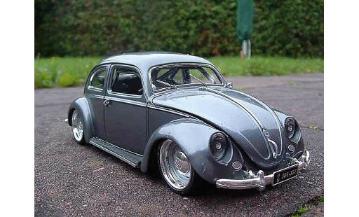 Volkswagen Kafer Base 1/18 Burago coxinelle grigio jantes toles modellini auto