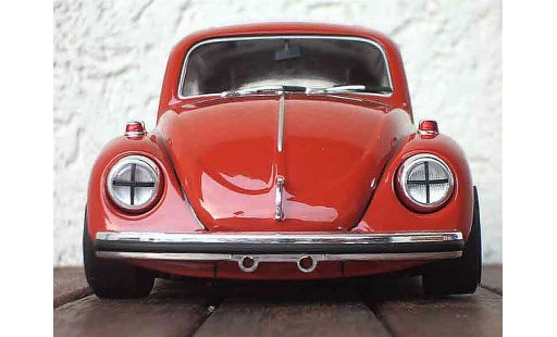 Volkswagen Kafer Base 1/18 Burago coccinelle rosso modellini auto