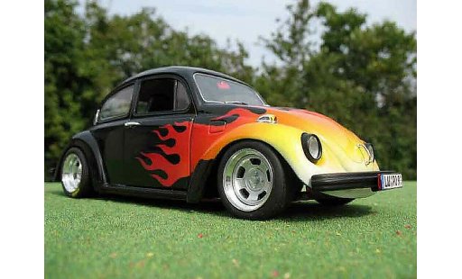 Volkswagen Kafer Base 1/18 Solido coxinelle noir flaming us modellini auto