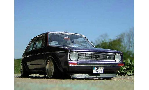 Volkswagen Golf GTI 1/18 Solido jantes Tramont german look modellini auto