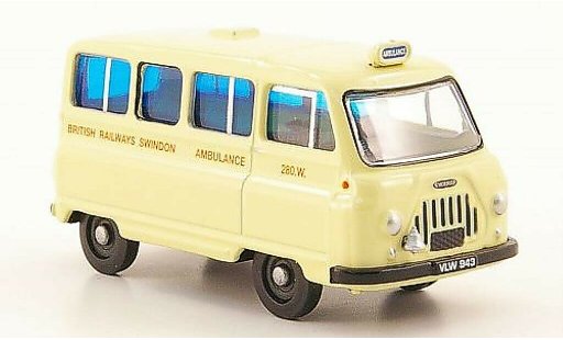 Morris J2 Minibus 1/76 Oxford British Railways Ambulance modellini auto