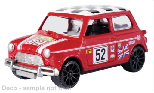 Mini Cooper 1/43 Motormax Morris rot/Dekor 1961 1:43 modellino in miniatura