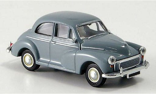 Morris Minor Base 1/87 Brekina Rechtslenker grigio modellini auto