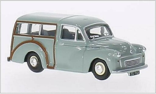 Morris Minor Traveller 1/76 Oxford grigio/marrone RHD modellini auto