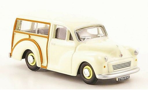 Morris Minor Traveller 1/76 Oxford bianco modellini auto