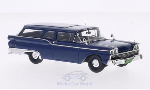 Ford Ranch Wagon 1/43 Motorhead blu 1959 modellino in miniatura