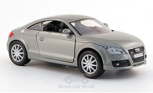 Audi TT 1/24 Motormax Coupe grigio 2006 ohne Vitrine modellino in miniatura