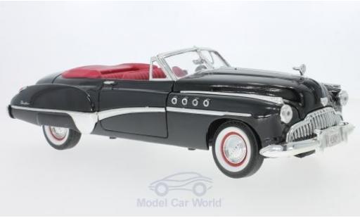 Buick Roadmaster 1/18 Motormax Convertibile nero/rosso 1949 modellino in miniatura