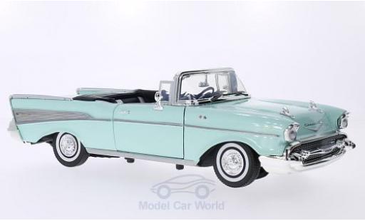 Chevrolet Bel Air 1957 1/18 Motormax Convertibile verde 1957 modellino in miniatura