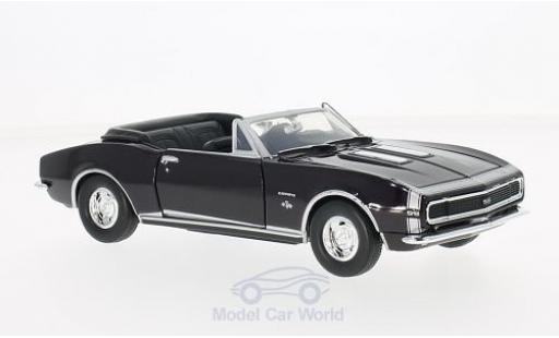 Chevrolet Camaro 1/24 Motormax SS Convertibile porpora 1967 ohne Vitrine modellino in miniatura
