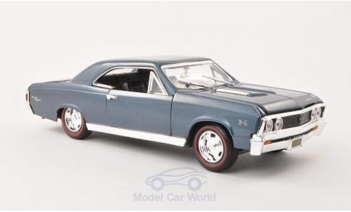 Chevrolet Chevelle 1967 1/18 Motormax SS 396 metallico blu 1967 modellino in miniatura