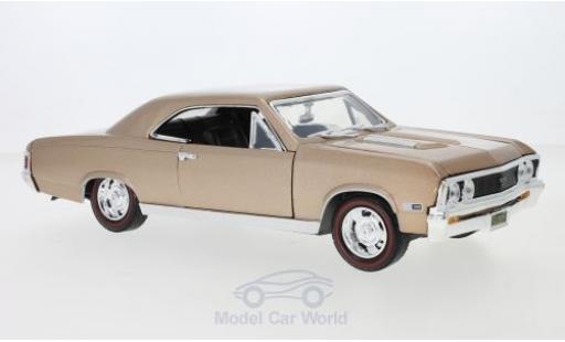 Chevrolet Chevelle 1/18 Motormax SS 396 metallico marroneee 1967 modellino in miniatura