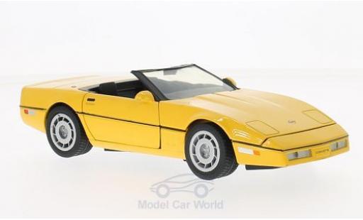 Chevrolet Corvette C4 1/24 Motormax Convertibile (C4) giallo 1986 modellino in miniatura
