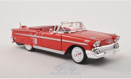 Chevrolet Impala 1/24 Motormax Convertibile 1958 ohne Vitrine modellino in miniatura