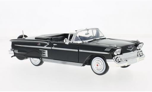 Chevrolet Impala 1/18 Motormax Convertibile nero 1958 modellino in miniatura