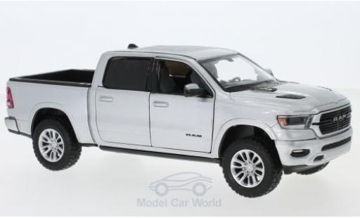 Dodge RAM 1/24 Motormax 1500 Crew Cab Laramie grigio 2019 modellino in miniatura