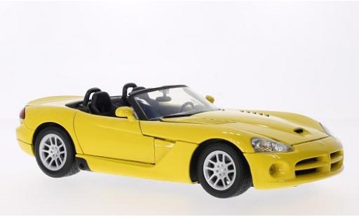 Dodge Viper 1/18 Motormax SRT-10 giallo 2003 modellino in miniatura