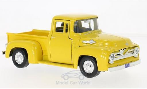 Ford F-1 1/24 Motormax 00 Pick Up giallo 1955 modellino in miniatura