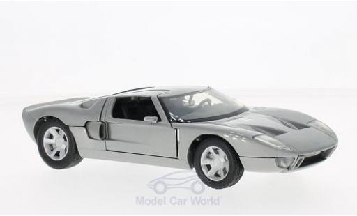 Ford GT 1/24 Motormax Concept metallico grigio ohne Vitrine modellino in miniatura