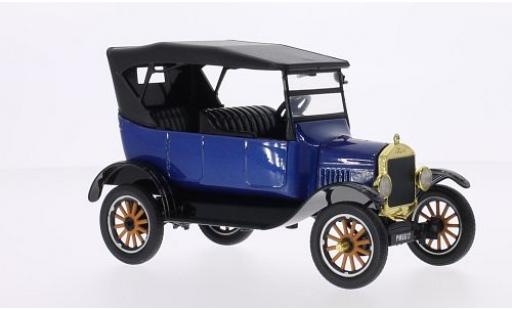 Ford Model T 1/24 Motormax Touring metallico blu 1925 modellino in miniatura