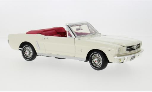 Ford Mustang 1/18 Motormax Cabriolet weiss 1964 1:18 modellino in miniatura