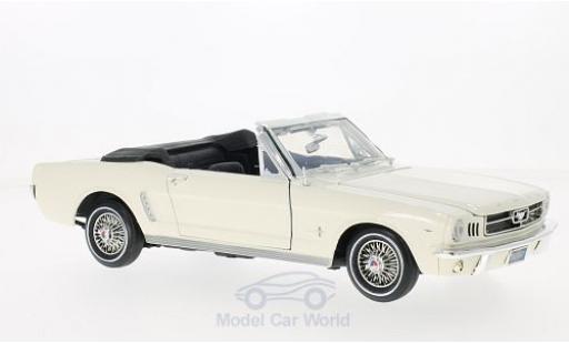 Ford Mustang 1/18 Motormax Convertibile bianco 1964 modellino in miniatura