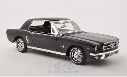 Ford Mustang 1/18 Motormax Hardtop nero 1964 modellino in miniatura