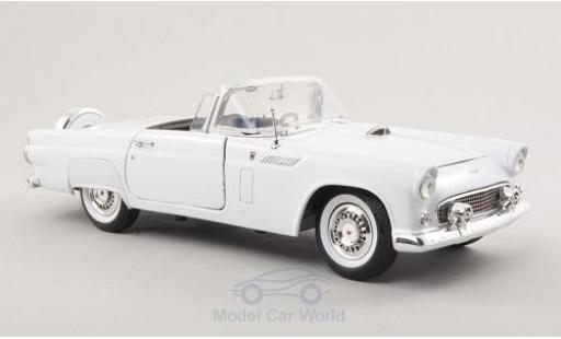 Ford Thunderbird 1/18 Motormax Convertibile bianco 1956 modellino in miniatura