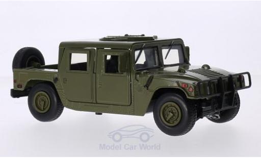 Hummer Humvee 1/24 Motormax matt-oliv Cargo / Troop Carrier modellino in miniatura